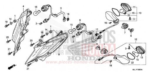 BLINKER NC750DE de 2014