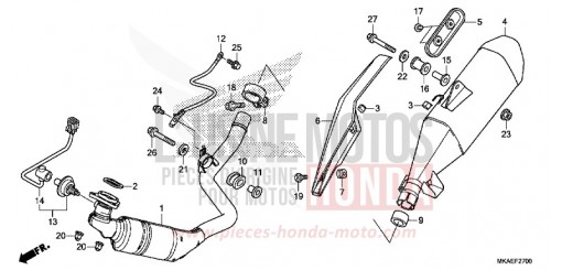 ABGAS-SCHALLDAEMPFER NC750DG de 2016