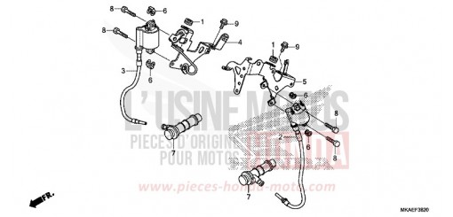 ZUENDSPULE NC750DH de 2017