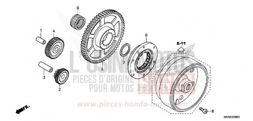 ANLASSERKUPPLUNG NC750DH de 2017