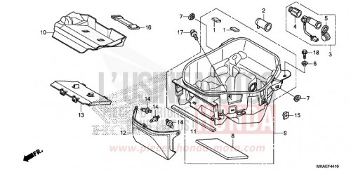 HANDGEPAECKFACH NC750DJ de 2018