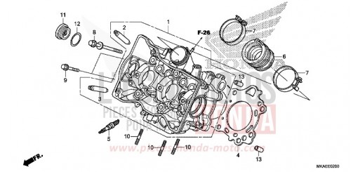 ZYLINDERKOPF NC750DJ de 2018