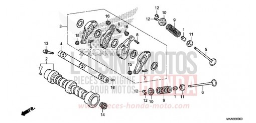 NOCKENWELLE/VENTIL NC750DJ de 2018