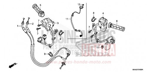 SCHALTER/KABEL NC750DJ de 2018
