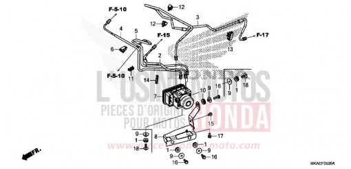 ABS-MODULATOR NC750DJ de 2018