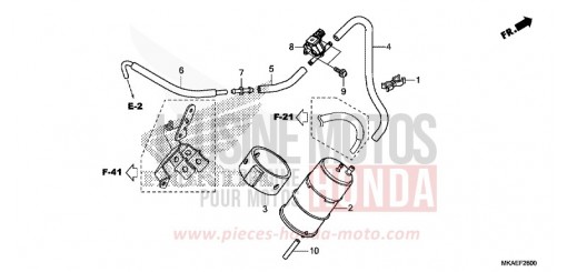 AKTIVKOHLEBEHAELTER NC750DJ de 2018