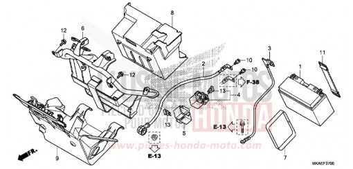 BATTERIE NC750DJ de 2018
