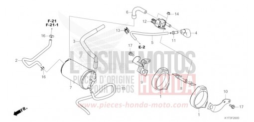 AKTIVKOHLEBEHAELTER CRF300LAM de 2021