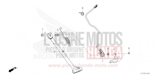 SEITENSTAENDER CRF300LRAM de 2021