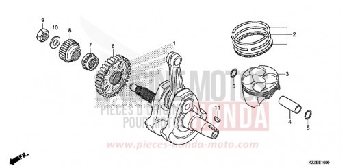 VILEBREQUIN/PISTON CRF250RLAJ de 2018