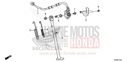 STAENDER CRF250RLAJ de 2018