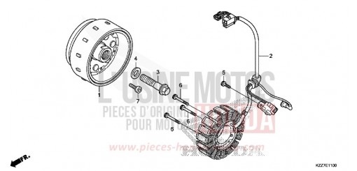 GENERATRICE CRF250RLAK de 2019