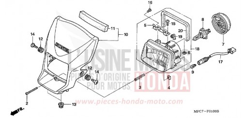 SCHEINWERFER FMX6505 de 2005