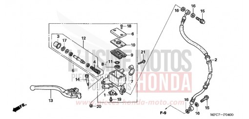 VORDERRADBREMSE FMX6505 de 2005