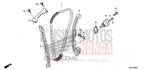 NOCKENWELLENKETTE/SPANNVORRICHTUNG CRF250RLAK de 2019