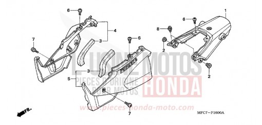 SEITENABDECKUNG FMX6505 de 2005