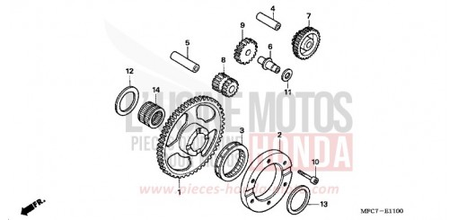 ANLASSERKUPPLUNG FMX6505 de 2005