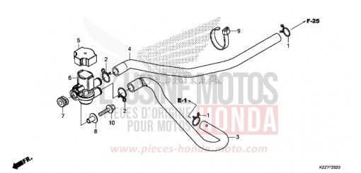 LUFTEINBLASMAGNETVENTIL CRF250RLAK de 2019