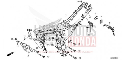 RAHMENKOERPER GLR1251WHF de 2015
