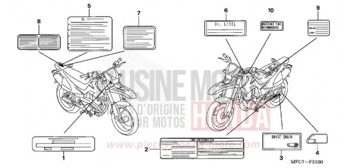 WARNETIKETT FMX6506 de 2006