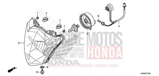 SCHEINWERFER GLR1251WHF de 2015