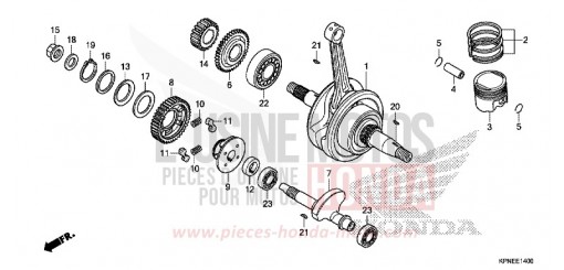 KURBELWELLE/KOLBEN GLR1251WHH de 2017