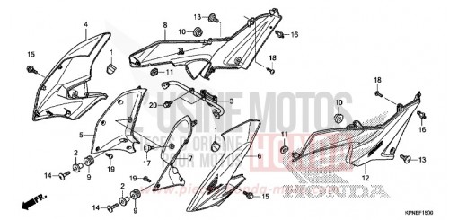 RADKRANZ/SEITENABDECKUNG GLR1251WHH de 2017