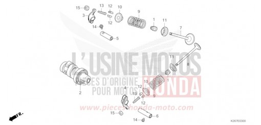 NOCKENWELLE/VENTIL MSX125AM de 2021