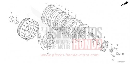KUPPLUNG MSX125AM de 2021