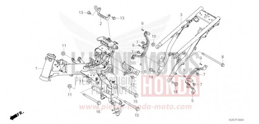 RAHMENKOERPER MSX125AM de 2021