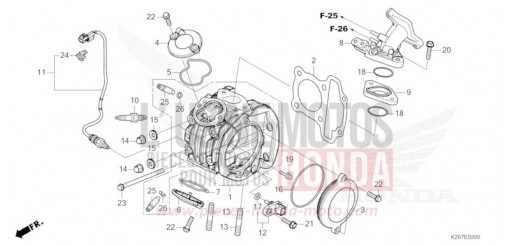 ZYLINDERKOPF MSX125AM de 2021