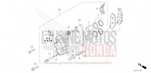 VORDERRAD-BREMSSATTEL MSX125AM de 2021