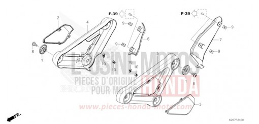 SEITENABDECKUNG MSX125AM de 2021