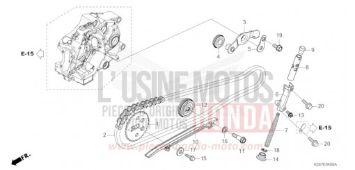 NOCKENWELLENKETTE/SPANNVORRICHTUNG MSX125AM de 2021