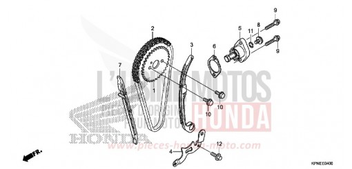 NOCKENWELLENKETTE/SPANNVORRICHTUNG GLR1251WHH de 2017