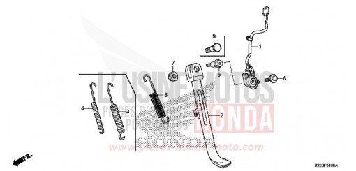 STAENDER MSX125E de 2014