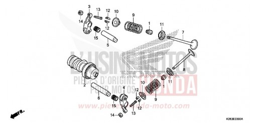 NOCKENWELLE/VENTIL MSX125E de 2014