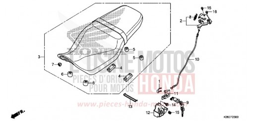 SITZ MSX125AJ de 2018