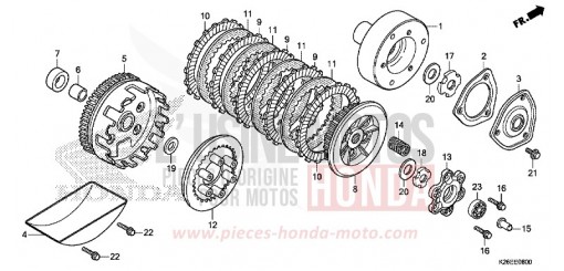 KUPPLUNG MSX125AJ de 2018