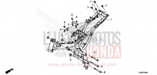 RAHMENKOERPER MSX125F de 2015