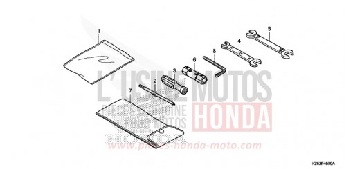 WERKZEUGE MSX125F de 2015