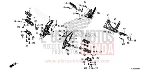 STUFE CBR650FAE de 2014