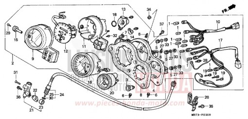 COMPTEUR VFR750RK de 1989
