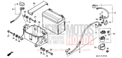 BATTERIE VFR750RK de 1989