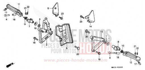 MARCHE VFR750RK de 1989
