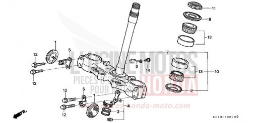 LENKSCHAFT XR250R1 de 2001