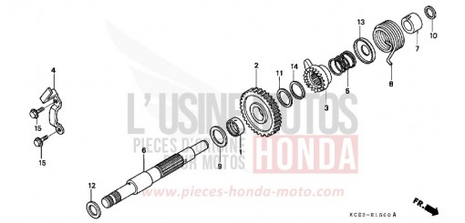 KICKSTARTERSPINDEL XR250R3 de 2003