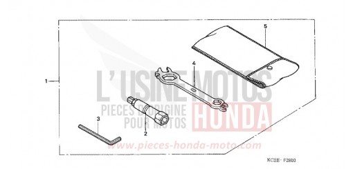 WERKZEUGE XR250R4 de 2004