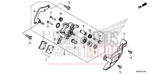 FESTSTELLBREMSSATTEL CRF1000D2J de 2018