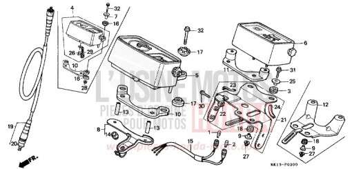 DREHZAHLMESSER XR250RF de 1985